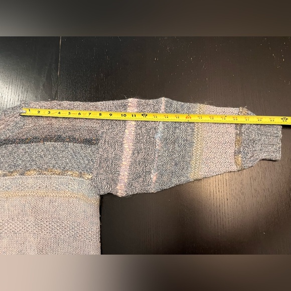 RARE Vintage Victoria Gibson Handknit Scotland Wool Sweater - Picture 5 of 9